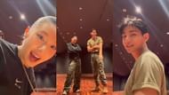 BTS' Taehyung and Leejung Lee (Image via Instagram/@leejung_lee)